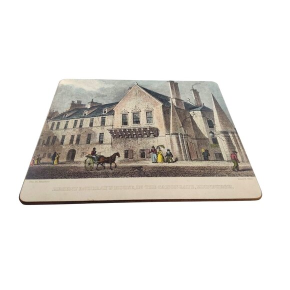 Vintage Lady Clare Edinburgh Scotland Placemats Set Of 6 With Historic Scenes - Picture 11 of 15